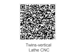 مخرطة CNC عمودية ذات مغزل مزدوج